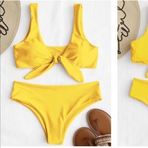 Yellow Zaful bikini